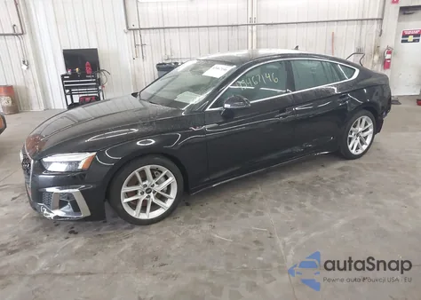 2024 Audi A5 Sportback Premium 45 Tfsi S Line Quattro S Tronic из США, поврежденный, VIN WAUDACF56RA004027